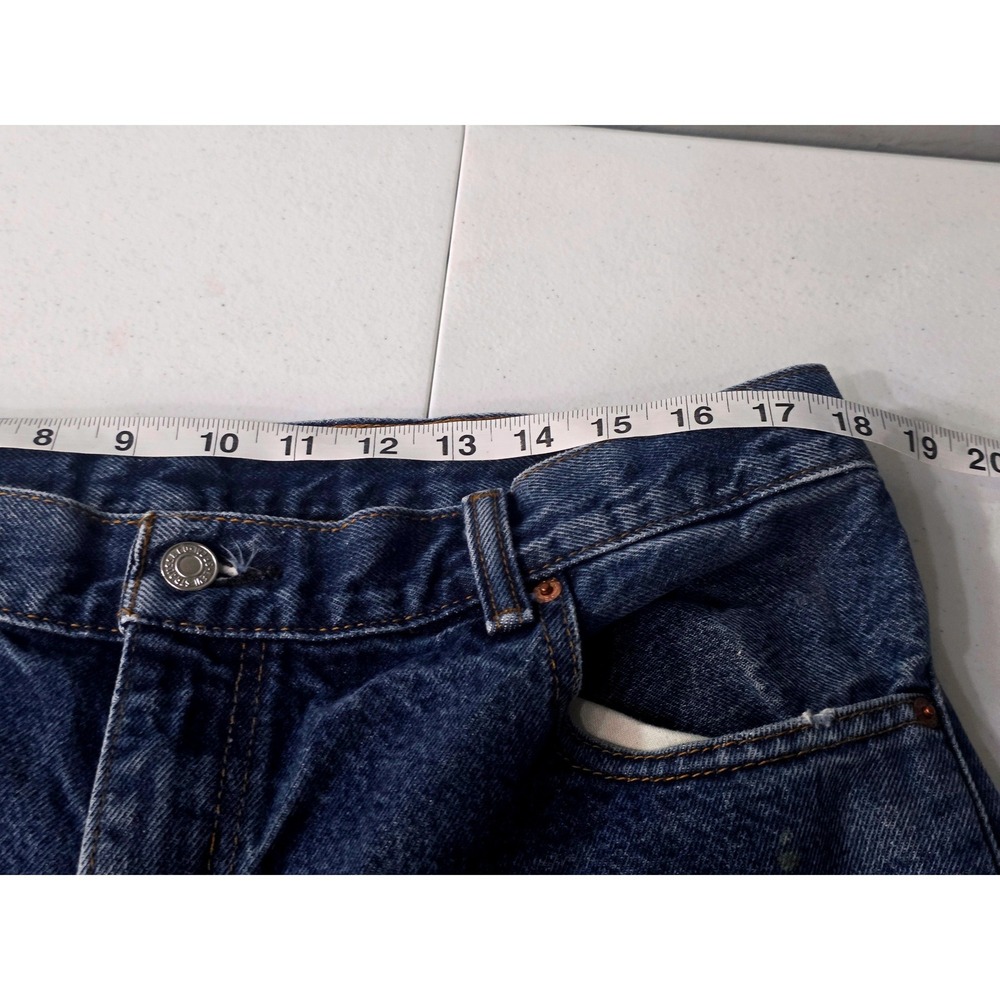 Levis 517 Bootcut Jeans Mens 36x34 Medium Wash Blue Denim Cotton Pants - Picture 6 of 11